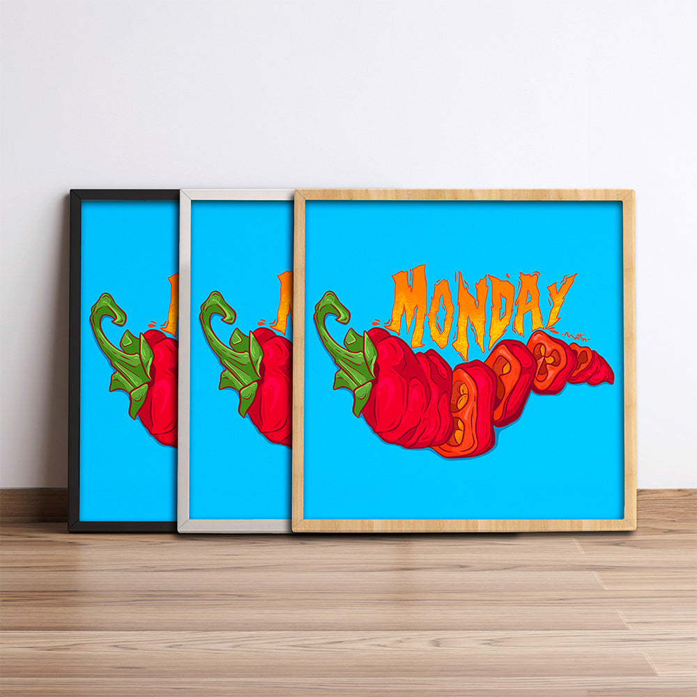 MONDAY #13- “Red hot Monday peppers”.