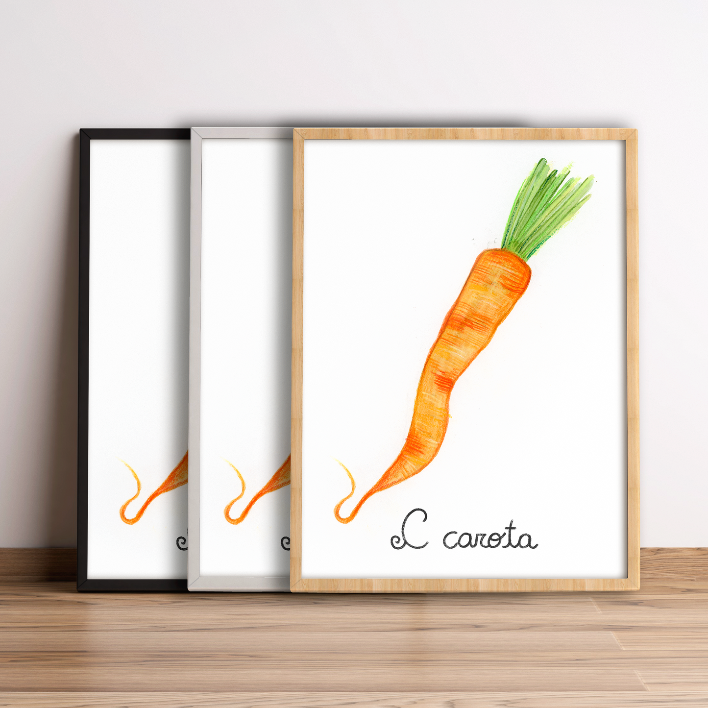 C come Carota - Alfabeto Vegetale