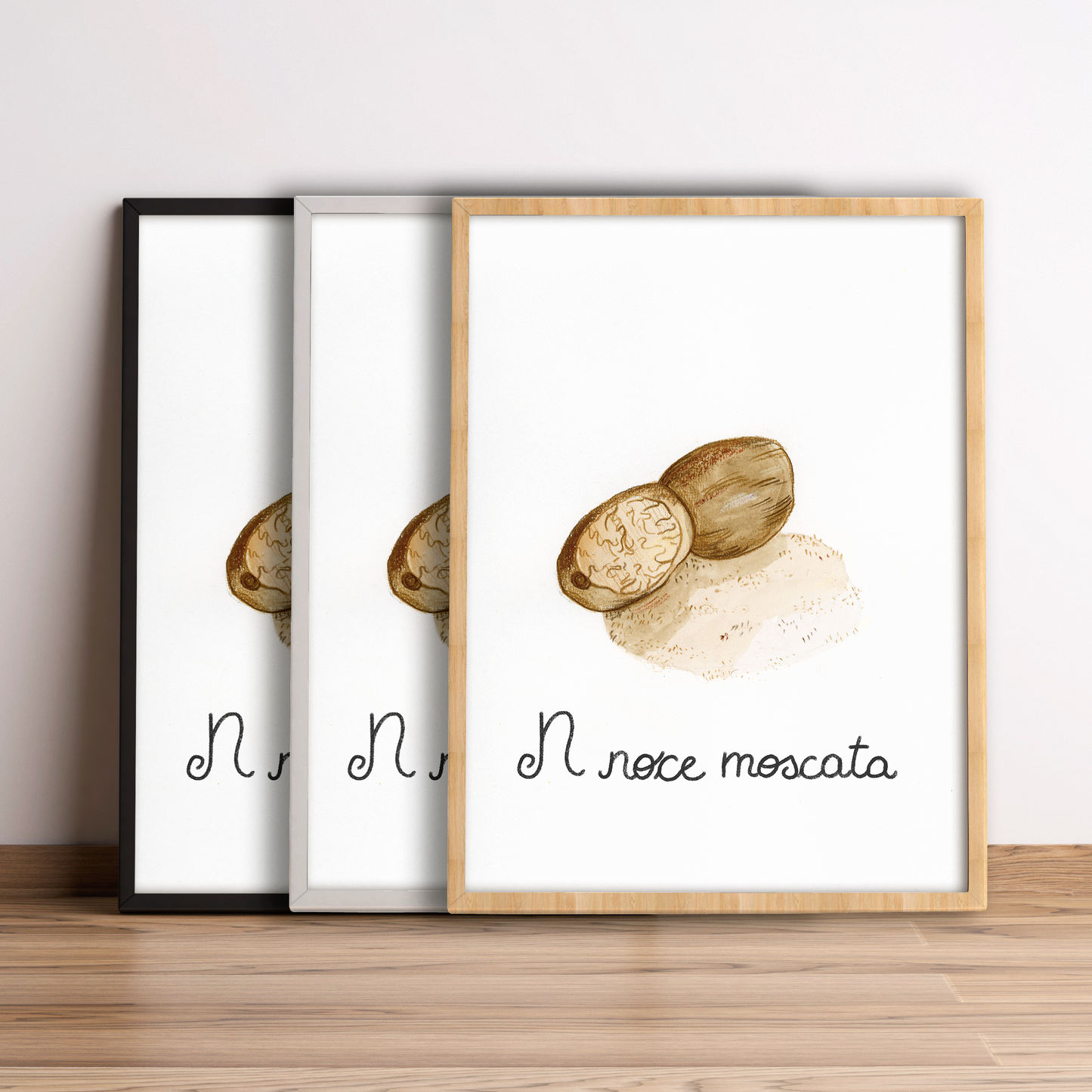 N come Noce Moscata - Alfabeto Vegetale
