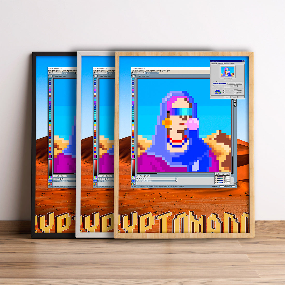 CryptoMaDonna_desert mode poster