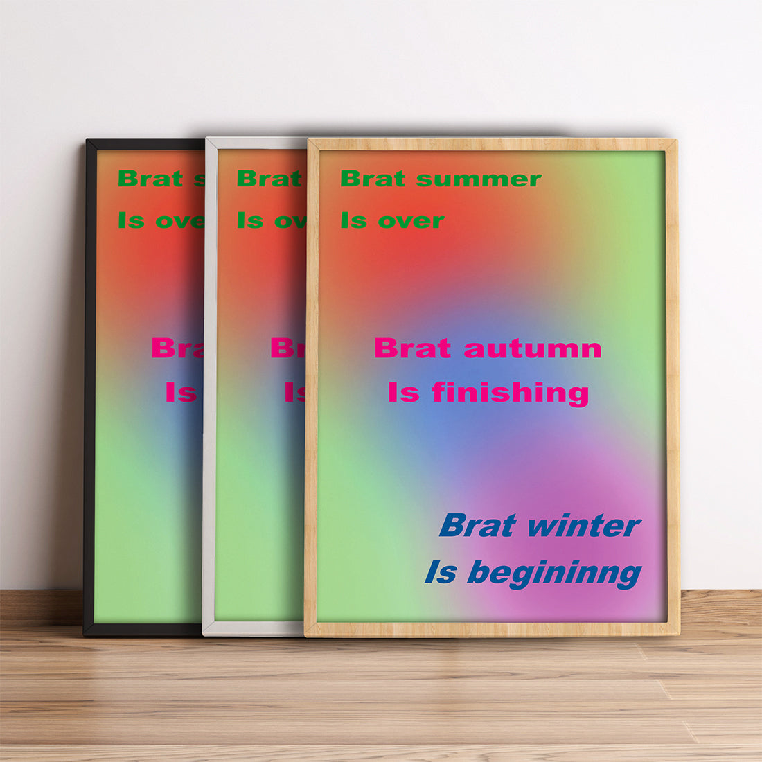 Brat summer is over