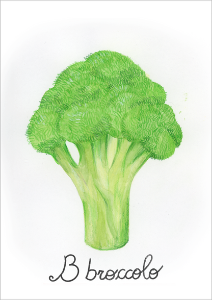 B come Broccolo - Alfabeto Vegetale