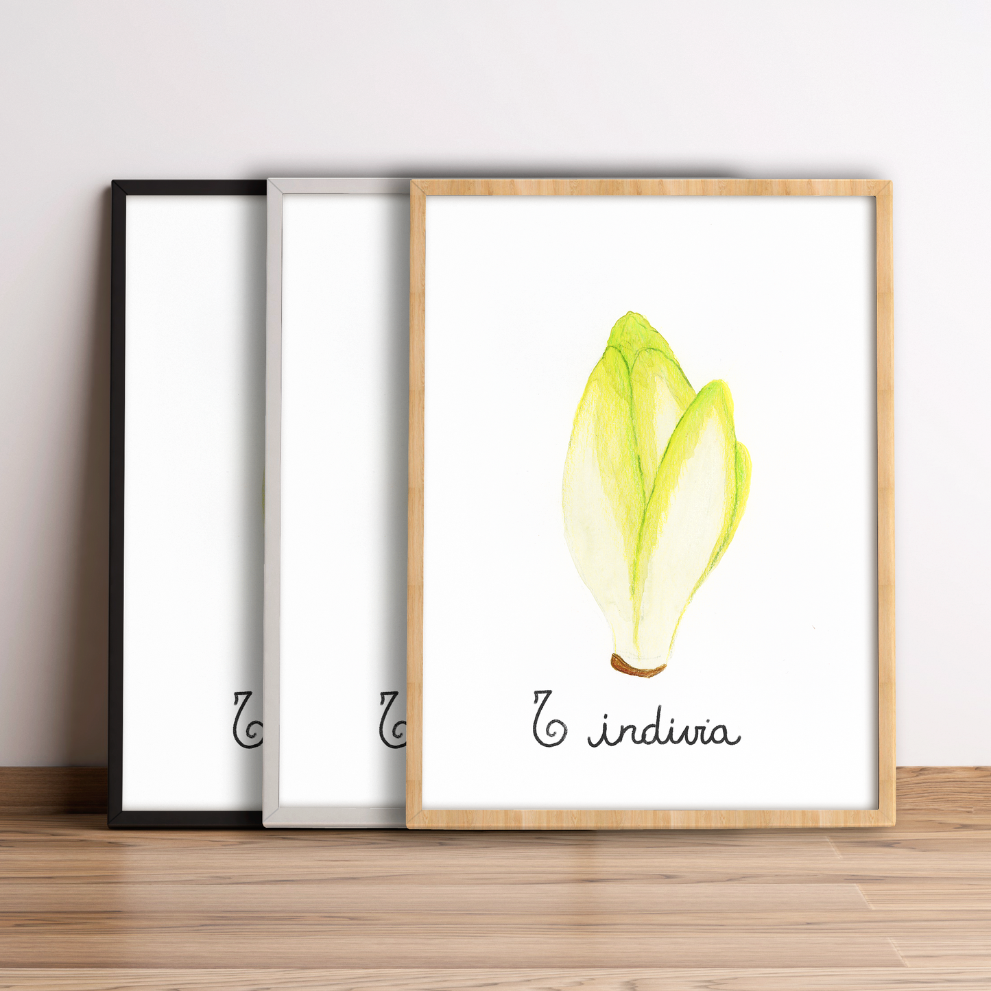 I come Indivia - Alfabeto Vegetale