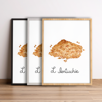 L come Lenticchie - Alfabeto Vegetale