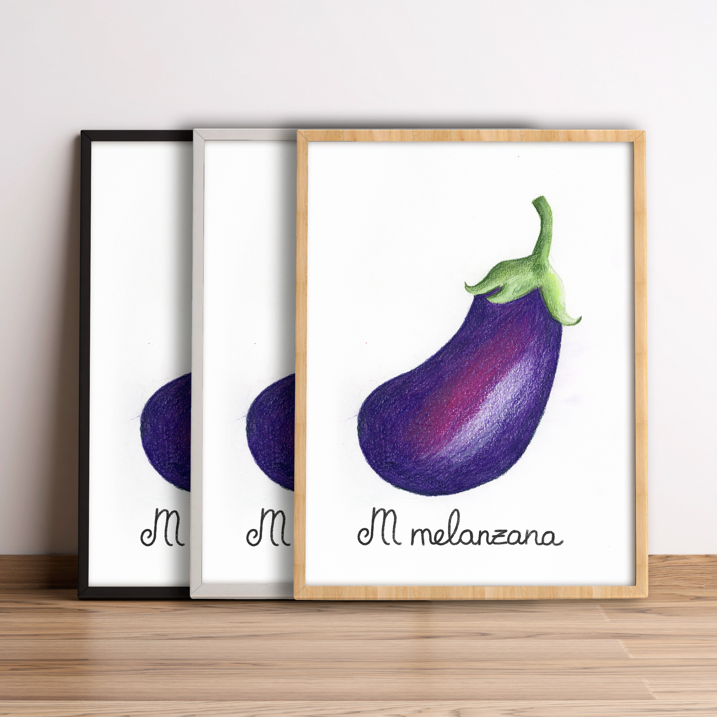 M come Melanzana - Alfabeto Vegetale