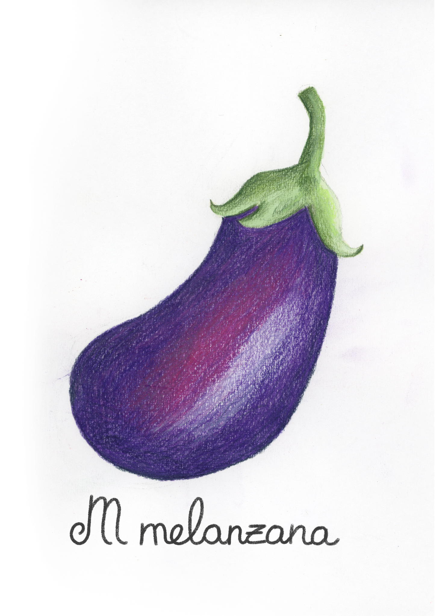 M come Melanzana - Alfabeto Vegetale