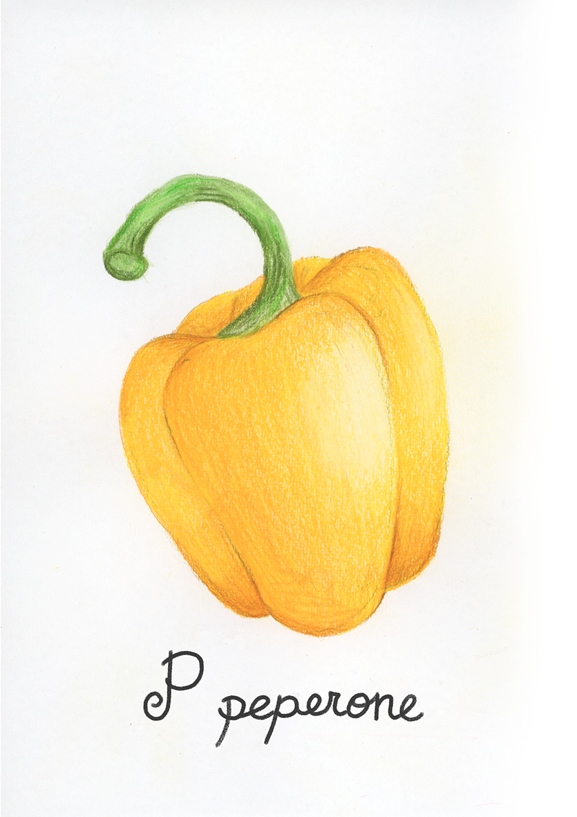 P come Peperone - Alfabeto Vegetale
