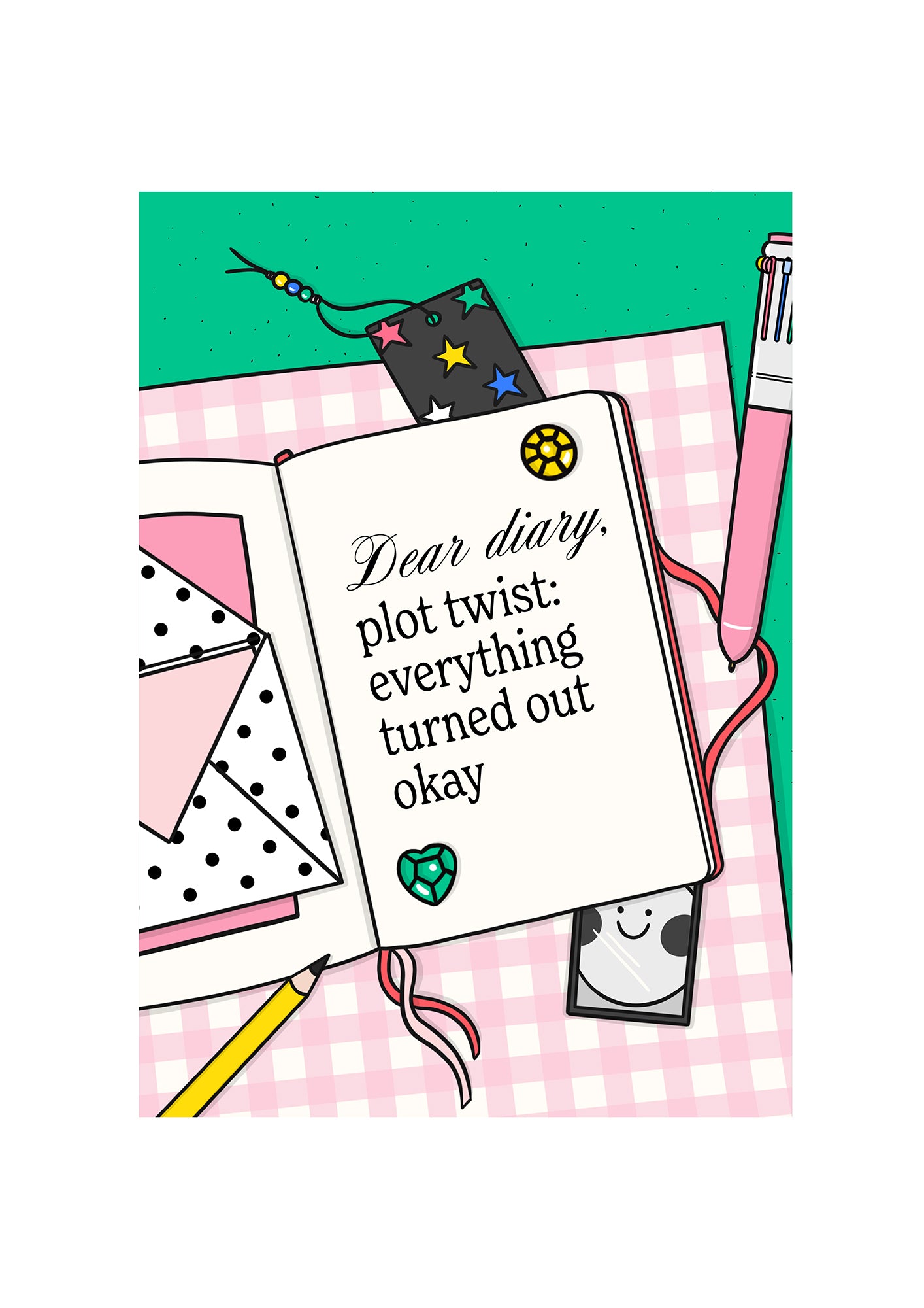 Dear diary, plot twist, everything turned out okay.