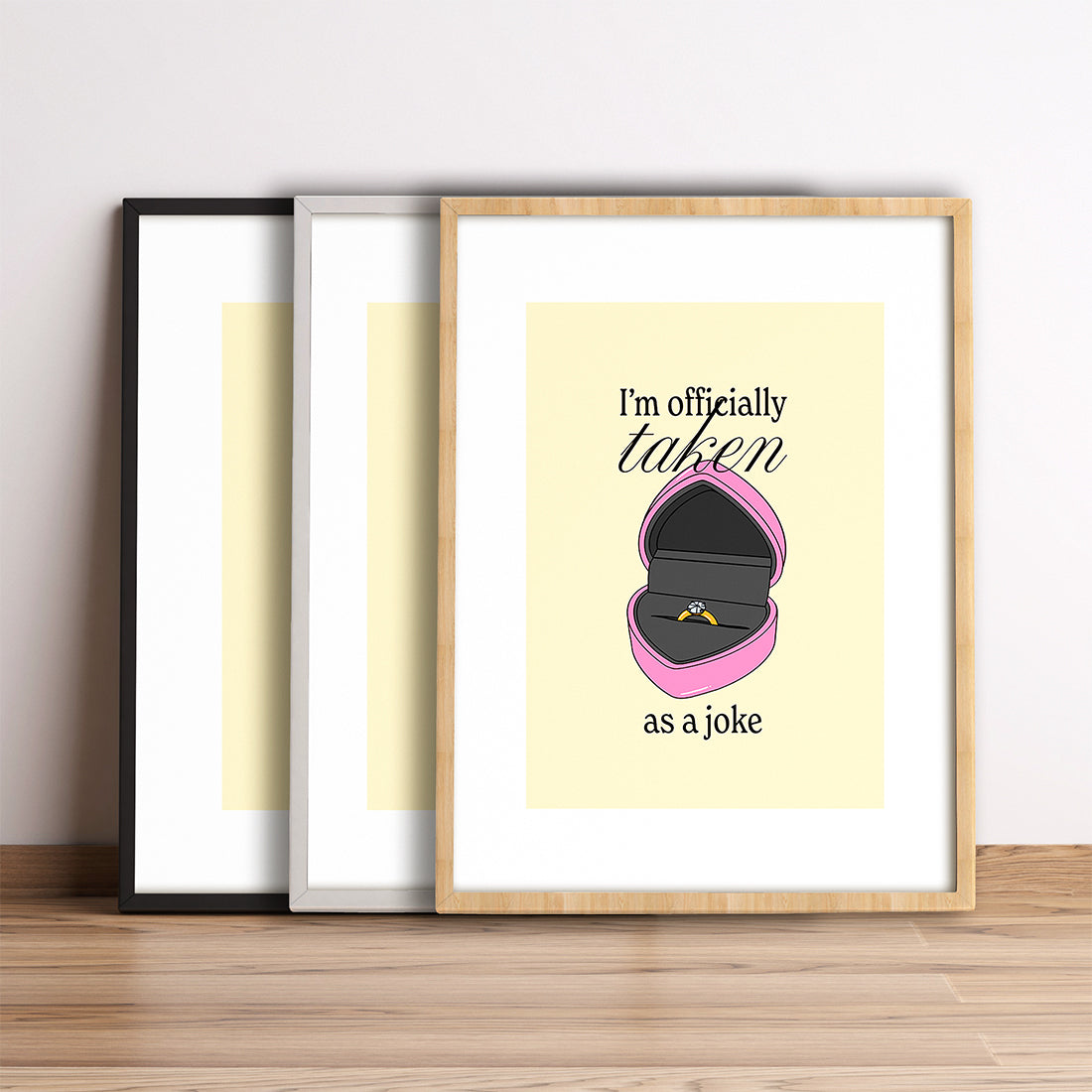 I'm officially taken as a joke.