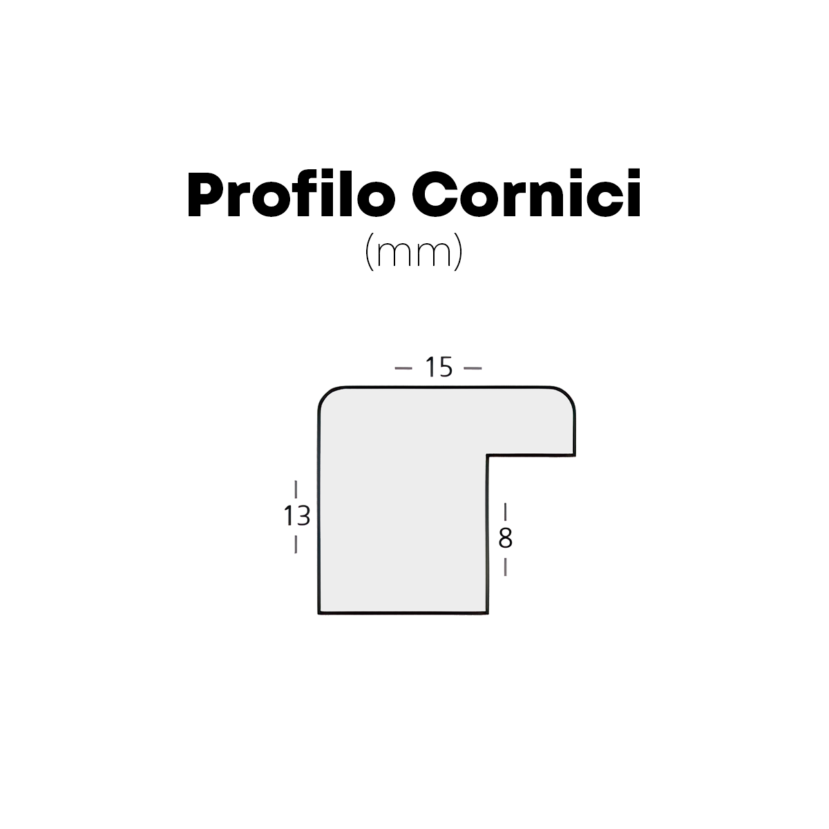 Cornici in legno naturale